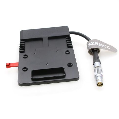 لوحة بطارية SZRMCC V Mount V-Lock لكاميرا DJI Ronin 4D مع 6 دبوس كابل محول الإخراج الإناث 10 سم 10 سم in Kuwait