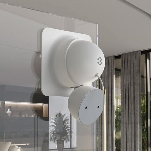 Holaca Window Mount for Google Nest Cam Indoor (Wired) -2nd Gen ، Mount inshesive for Google Nest Cam Indoor (Wired) -2nd Gen (White) in Kuwait