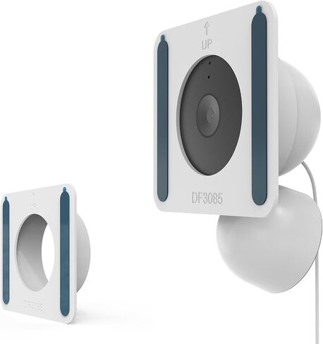 Holaca Window Mount for Google Nest Cam Indoor (Wired) -2nd Gen ، Mount inshesive for Google Nest Cam Indoor (Wired) -2nd Gen (White) in Kuwait