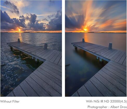NISI ND64 75x80mm IR ND Filters | 6 توقف عدسة الكثافة المحايدة مرشح للأنظمة 75mm | التعرض الطويل والتصوير الفوتوغرافي للمناظر الطبيعية in Kuwait