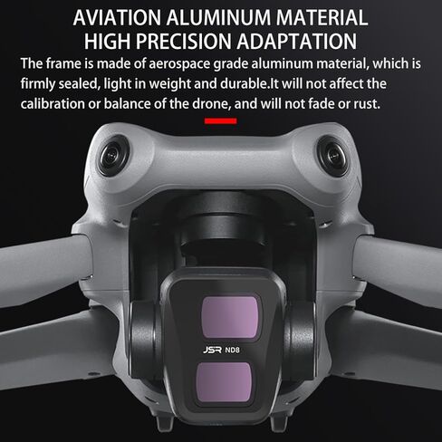 مرشح عدسة كاميرا الألومنيوم ، مرشحات الطائرات بدون طيار متعددة المغلفة لـ DJI Air 3 Drone Camera Lens Assories in Kuwait