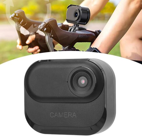 ACOUTO HD MY PET CAMERA CAMERT 1080P تسجيل زاوية واسعة من الهز ، بطارية طويلة الأمد ، شاشة ملونة مغناطيسية 0.96 بوصة ، لركوب الدراجات في الهواء الطلق (أبيض) in Saudi Arabia