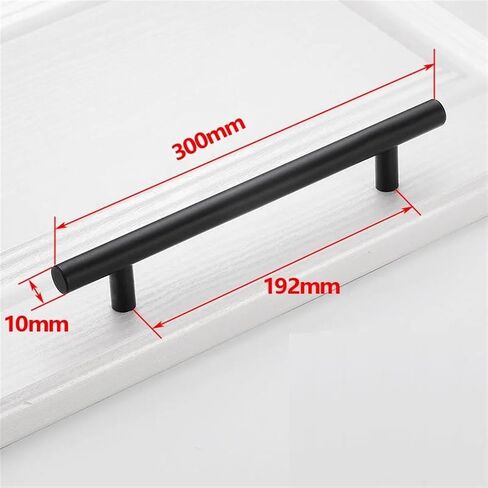 Black Golden Cupboard Handle Brushed Stainless Steel Kitchen Cabinet Door Knob Furniture Drawer Pull Hardware Pulls Bar Handle 1Pcs (Color : Gold 224mm) in Saudi Arabia