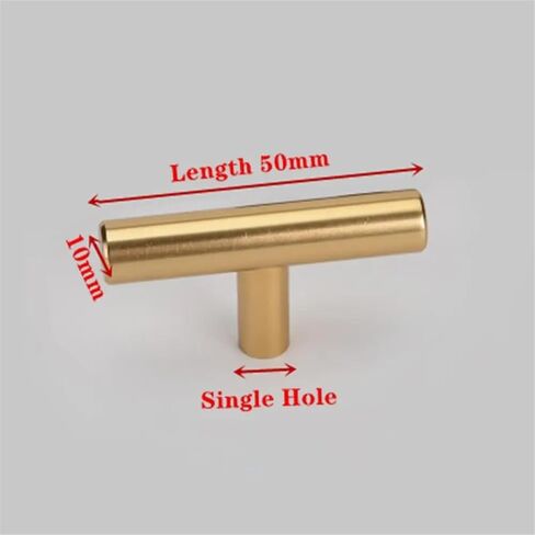 Black Golden Cupboard Handle Brushed Stainless Steel Kitchen Cabinet Door Knob Furniture Drawer Pull Hardware Pulls Bar Handle 1Pcs (Color : Gold 224mm) in Saudi Arabia