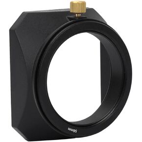 58mm Square Lens Hood Shade, DV Camcorder Digital Video Camera Lens Filter Camcorder Digital Accessory for Mirrorless Cameras Digital Video Camera Lens Filter