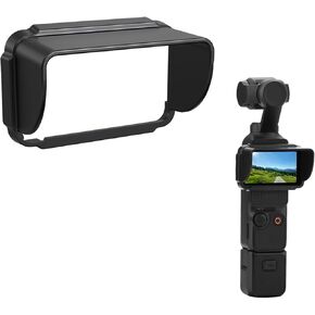 Screen Sun Hood Sunshade for DJI Osmo Pocket 3 Camera Accessories Lens Hood Visor Shield Screen Shade Protection Accessories for Osmo Pocket 3 Camera