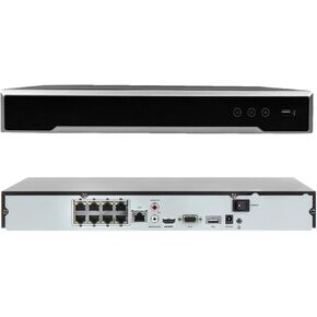 DS-7608NI-Q2/8P HIK 8 Channel 8 PoE 2K NVR Network Video Recorder with H.265+ Video Compression, Compatible with HIK IP Camera, Supports up to 2 X 8TB HDD(No HDD)(International English Version)