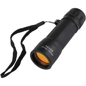 Monoculars Telescope High Power 10x25 High Telescope Monocular BAK4 Plastic Monocular Telescope Outdoor Black Outdoor Sports Telescope for Adult Bird Watching Outdoor Travel Binoculars