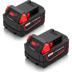 2 Pack 8.0Ah 18V Battery