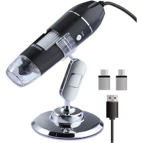 Microscope Accessories Kit 1600X Zoom 8 LED USB Digital Microscope for Electronic Microscope Microscope Slides