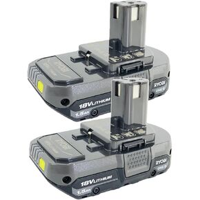 Ryobi P189 18V 1.5Ah Battery Packs - 2 Pack