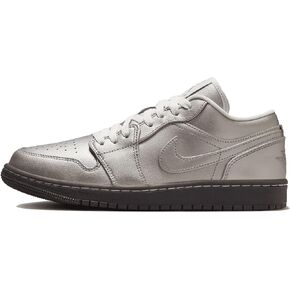 Air Jordan 1 Low SE Women's Shoes (HQ3529-099, Metallic Zinc/Summit White/Velvet) Size 8