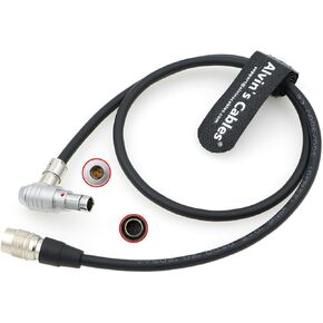 Alvin’s Cables Run Stop Cable for ARRI Alexa| RED V-Raptor Camera from RT Motion MDR Hirose 4 Pin Male to Fischer 3 Pin Male 60cm|23.6inches