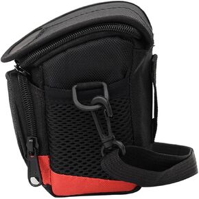 Nuobyty Portable Camera Storage Camera Digital حامل الكاميرا الرقمية مع حقيبة كتف مريحة للحزام عبر الجسم للسفر