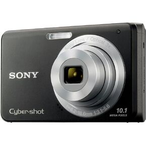 Sony Cybershot DSC-W180 10.1MP Digital Camera with 3x SteadyShot Stabilized Zoom and 2.7-inch LCD (Black) (Renewed)