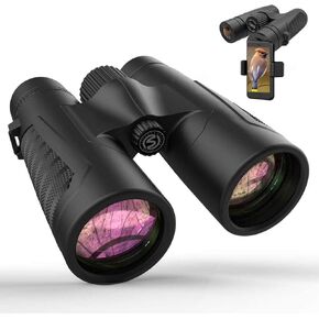 Monoculars Telescope High Power High Performance Wide Angle Binoculars, Low Light 12X42 Beyond Waterproof Roof Prism Telescope, Outdoor Travel Binoculars