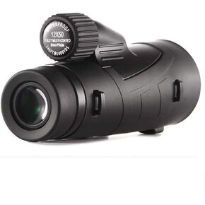 Monoculars Telescope High Power 12x50 MonocularOptics Waterproof Monocular Quality for Telescope High Power Monocular with BaK4 Prism Optics Binoculars