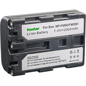 Kastar NP-FM50 Battery Replacement for Sony NP-FM30 NP-FM50 NP-FM51 NP-QM50 NP-QM51 NP-FM55H and CCD-TR DCR-PC DCR-TRV DCR-DVD DSR-PDX GV HVL Series Camcorder (Detail Models Search in Description)