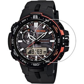 Zshion for Trek PRW-6000 حامي الشاشة الزجاجية المقسى ، 9H صلابة تغطية كاملة واقي شاشة زجاجية مقسمة لـ Casio PRW-6000 مع مضادات الفقاعات الخالية من الفقاعات.