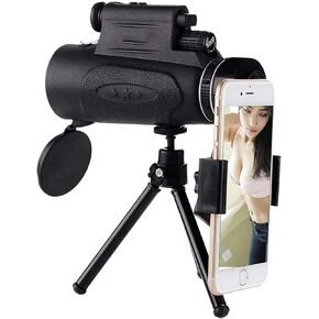 Monoculars Telescope High Power Telescope Powerful Monocular Long Range 8000M Telescope for Smartphone 100X90 Spyglass Zoom Optics Scope for Adult Bird Watching Outdoor Binoculars