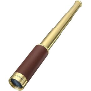 Monoculars Telescope High Power Telescope Pirate Telescope Mini Pocket Telescope 25 * 30 for Outdoor l Camping Birds Watching for Adult Bird Watching Outdoor Travel Sight Binoculars (Alum