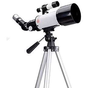 Telescope for Kids Beginners 70mm Aperture 400mm Mount Multi-Coated Optics Telescopes for Adults Portable Astronomy Refractor (Package a)