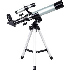 Monocular Telescopes for Astronomy Adults Kids Beginners Refraction Telescope with Tripod 40mm Aperture Portable Monocular Scope Zoom Floor Standing for Space Observation Stock Telescope Beautiful