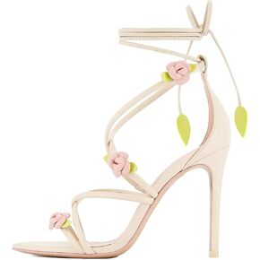 Sexytag الأزهار الكاحل الضيق الدانتيل حتى الخنجر الكعب الكعب in Kuwait