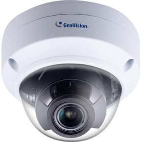 GeoVision GV-TVD4711 4MP IR WDR 3DNR Network Outdoor Mini Dome Camera with 2.8~12mm varifocal Lens, 4.3X Optical Zoom, RJ45 Connection