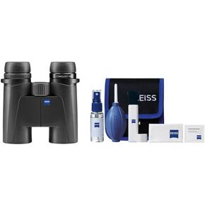 Zeiss Conquest HDX 10x32 Binocular with 90 Percent Light Transmission and Rugged Design (Black) Bundle with Zeiss Lens Cleaning Kit (2 Items)