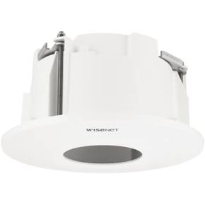 HANWHA TECHWIN SHD-1408FPW in-Ceiling Flush Mount Bracket for Dome Camera, White.