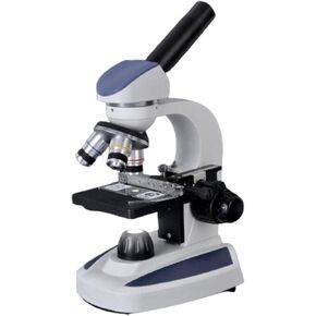 Optical Microscope Children’s Science Experiment Student Biology Suit Home Portable Experiment Tool (Size : 1600X and Ruler)