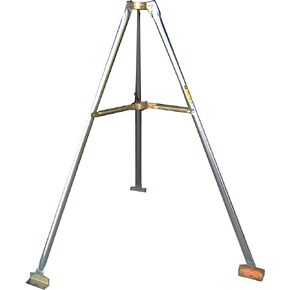 5' Tripod for Masts up to 2-1/4" - Made of Heavy Duty 1-1/4" Tubing - EZ 48-5AW