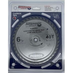 Jambmaster JMC836 Undercut Jamb Saw Blade Comparable to Crain 836