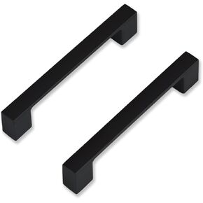 Cabinet Pulls 30 Pack 6.3 Inch Silver Drawer Hardware Square Kitchen Handles Hole Centers Furniture Hardware for Cabinet Handles Cupboard Dresser Bedroom Cabinet Pulls