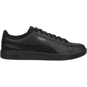 PUMA Womens Vikky V3 Leather Lace Up Sneakers Shoes Casual - Black - Size 9 M