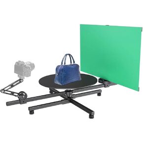 Platform Device Rotator, 360 Degree Camera Product Shooting Rotation, Panoramic Rotating Shooting Platform, Rotating Camera Slide, Jewelry, Collectibles Display