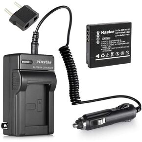 Kastar Battery and Charger Replacement for Panasonic DMW-BCF10 Lumix DMC-FS12 FS15 FS25 FS4 FS42 FS6 FS7 FX40 FX48 FX550 FX580 F2 F3 FH1 FH20 FH22 FH3 FT3 FT4 FX68 FX700 FX75 TS1 TS2 TS3 TS4