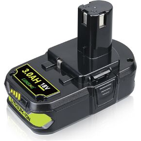 LUMSING P102 3.0Ah Lithium Replacement for Ryobi Battery Compatible with Ryobi 18V Battery P102 P103 P104 P105 P107 P108 P109 P190 P122 for 18V Cordless Power Tools