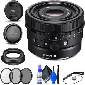 Sony FE 50mm f/2.5 G Lens (SEL50F25G) + Filter Kit + Lens Cap Keeper + Cleaning Kit + More (Renewed)