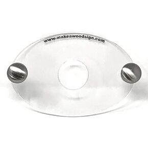 Dave's - Palm Router Acrylic Router Base Plate - Blank 5" x 7.5" MADE IN AMERICA