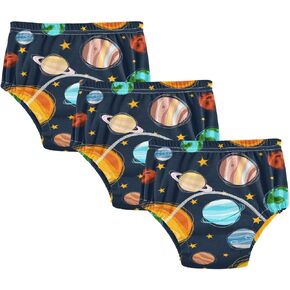 نظام الطاقة الشمسية Planet Toddler تدريب الملابس الداخلية مقاوم للماء سروال تبول -2T