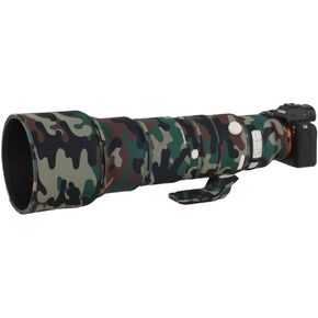 ZZQ&CCF Waterproof Camo Lens Coat for Sigma 300-600mm F4 DG OS Sport Camouflage Lens Rain Protective Cover-#JLMC Army Green