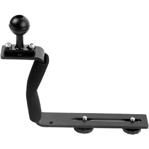 Andoer Aluminum Alloy Diving Tray Handle Underwater Camera Mount Rig Photography Plate Bracket with Ball for DSLR SLR Digital Camera
