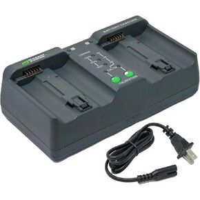 Wasabi Power Dual Battery Charger Replacement for Nikon EN-EL18, EN-EL18a, EN-EL18b, EN-EL18c, EN-EL18d, MH-33