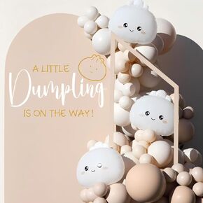 A Little Cutie is On The Way Baby Shower Party Decal Sign Decor for Balloon Arch Orange Themed Supplies