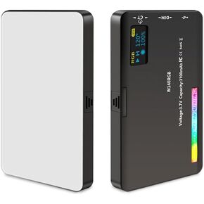 الهاتف المحمول LED Video Light Selfie Fill Light 2500k-9000K كمبيوتر الكاميرا مصباح التصوير الفوتوغرافي ملء الضوء للهواتف الذكية Vlog البث المباشر (المصباح فقط)