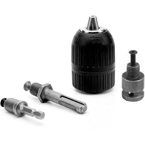 1/2-20UNF 2-13mm Drill Chuck Hand-Tighten Drill Chuck Quick Change Drill Bit Adapter Hardware Tool Professional & Connecting Rod Drill Chuck