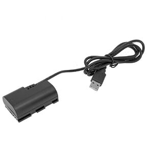 GyroVu USB to DUMMY BATTERY REPLACEMENT for CANON LP-E6 40" ADAPTER CABLE
