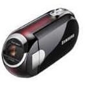 Samsung SMX-C10 RN SD Memory Camcorder Video Camera 10x optical zoom; 680K pixel 1/6 inch CCD sensor ; H.264 BP - Black/Red (Renewed)